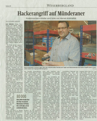 HACKERANGRIFF AUF MÜNDERANER - HACKERANGRIFF AUF MÜNDERANER