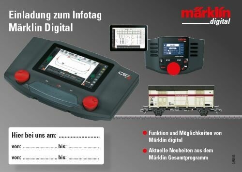 Märklin Digital- Infotage 10.10.2024 bei Trainstore &amp; more in Hameln - Märklin Digital- Infotage 10.10.2024 bei Trainstore &amp; more in Hameln