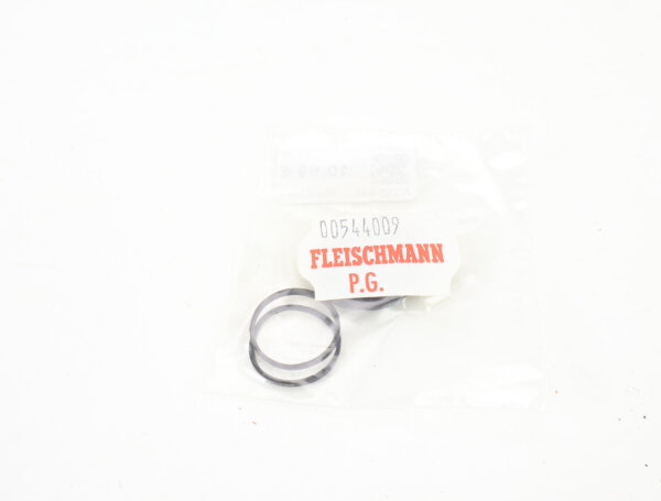 E1641 Fleischmann H0 544009 Ersatzteil 10x Haftreifen D= 16,4 mm B=1,3 mm