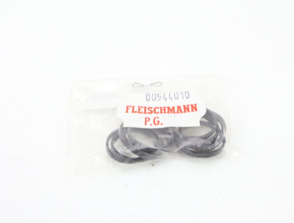E1641 Fleischmann H0 544010 Ersatzteil 10x Haftreifen D= 16,4 mm B=2,0 mm