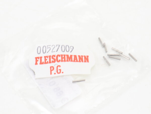 E1641 Fleischmann N 527009 Ersatzteil 10x Achse für Zahnrad D=1 mm L=6 mm
