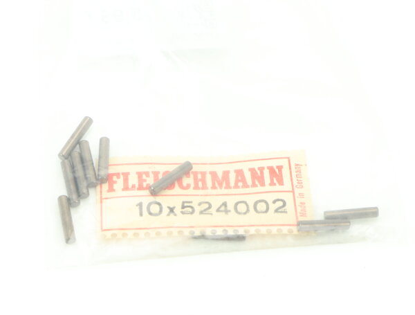 E1641 Fleischmann H0 524002 Ersatzteil 10x Achse D=2 mm L=10 mm
