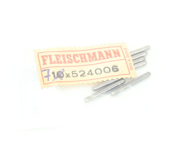 E1641 Fleischmann H0 524006 Ersatzteil 7x Achse gerändelt 20 mm
