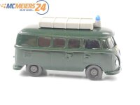 Wiking H0 1085/1 Modellauto Polizeiwagen VW T1 mit Aufbau (alt) 1:87 E73