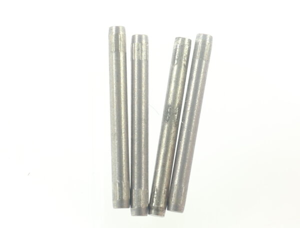 E1641 Fleischmann H0 524006 Ersatzteil 4x Achse geraendelt 20 mm