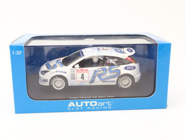 AUTOart Slotcar 13541 Modellauto Rennwagen Ford Focus RS WRC 2003 1:32 OVP