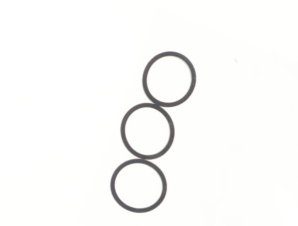 E1641 Fleischmann H0 544008 Ersatzteil 3x Haftreifen D=9,9 mm B=1,3 mm