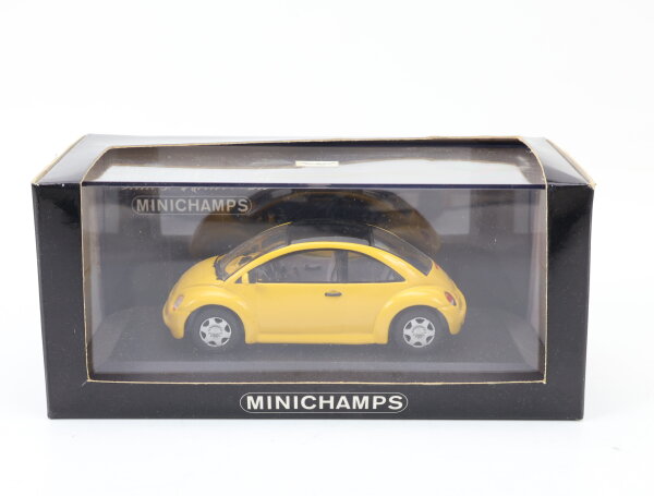 Minichamps 430054001 Modellauto PKW VW Beetle Concept Car 1994 gelb 1:43 OVP