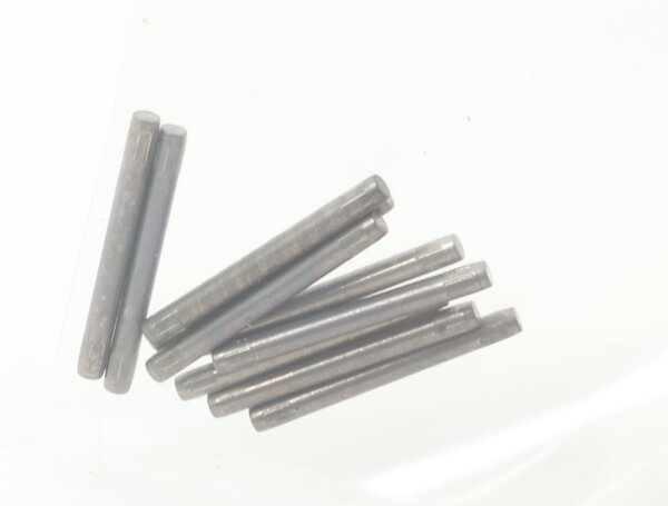 E1641 Fleischmann H0 524006 Ersatzteil 10x Achse gerändelt 20 mm