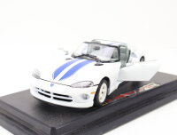 Bburago Modellauto PKW Dodge Viper RT/10 Cabrio weiß OVP 1:24