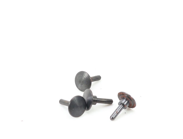 E1641 Fleischmann H0 754006 Ersatzteil 4x Puffer gewoelbt - schw.vern.