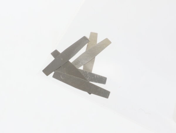 E1641 Fleischmann H0 764319 Ersatzteil 7x Blattfeder B=2!0/2!9 L=15!2 mm