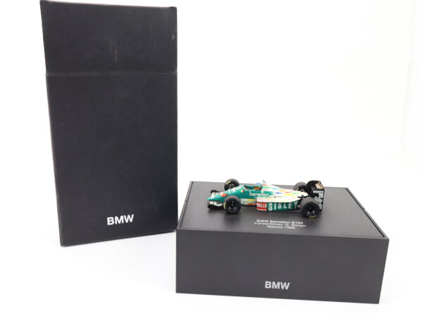 Minichamps BMW 80429418129 Modellauto PKW BMW Benetton B 186 1986 / OVP 1:43