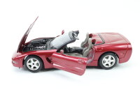 Bburago Modellauto PKW Chevrolet Corvette 1997 metallic / 1:24