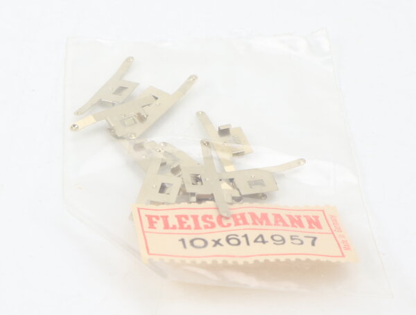 E1641 Fleischmann H0 614957 Ersatzteil 10x MOTORSTROMABNEHMER