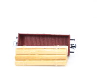 Roco H0 offener Güterwagen mit Holzladung 35345...