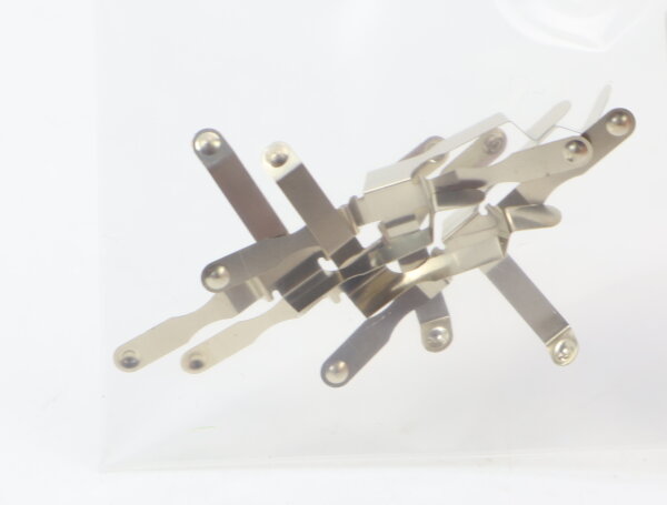 E1641 Fleischmann H0 614944 Ersatzteil 4x STROMABNEHMERFEDER