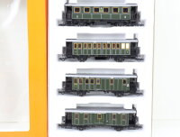 Roco H0 44018 Personenwagenset 4-tlg. Lokalbahnwagen K.Bay STS. B. / NEM