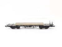 Roco H0 46490 Güterwagen Rungenwagen mit Schienenprofilen 910 792 DB / NEM