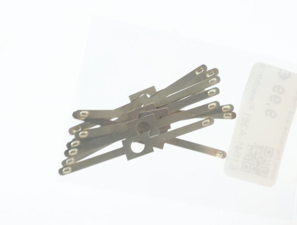 E1641 Fleischmann H0 614937 Ersatzteil 10x MASSEFEDER