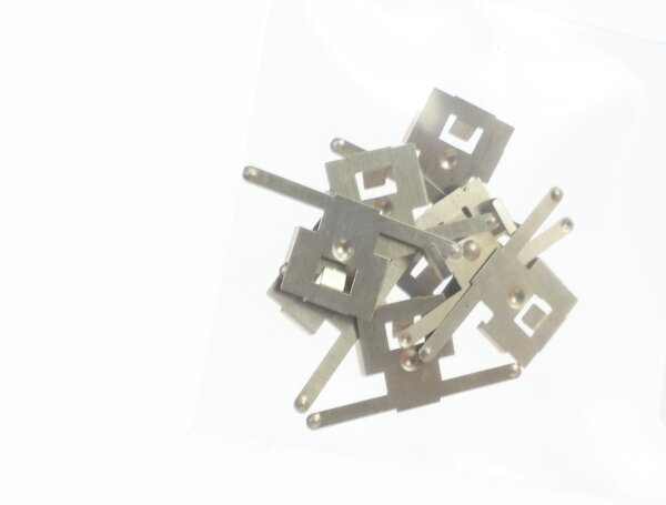 E1641 Fleischmann H0 614922 Ersatzteil 8x MOTORSTROMABNEHMER BR120