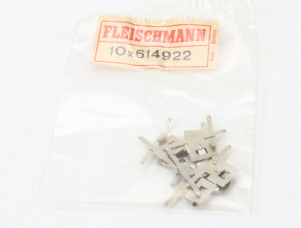 E1641 Fleischmann H0 614922 Ersatzteil 10x MOTORSTROMABNEHMER BR120
