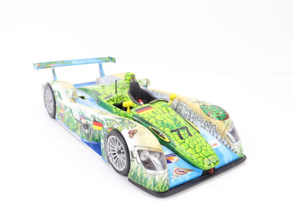 Maisto Modellauto Rennwagen Audi R8 Le Mans-Sieger 2000 "Das Krokodil"/ 1:18