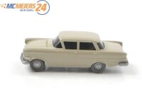 Wiking H0 346/1B Modellauto Opel Kapitän P2 hellgelbgrau~ 1:87 E73b
