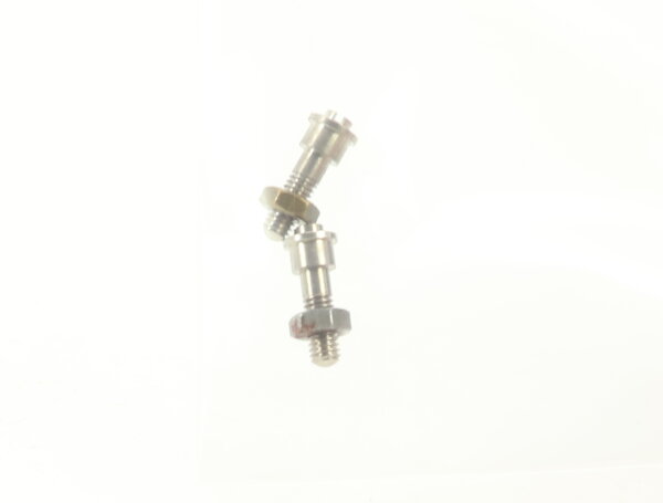 E1641 Fleischmann N 730026 Ersatzteil 2x Zapfenschraube m Mutter M2,3x5 mm L=9mm