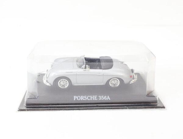 Del Prado Modellauto PKW Porsche 356A Roadster silber-metallic 1:43 / OVP