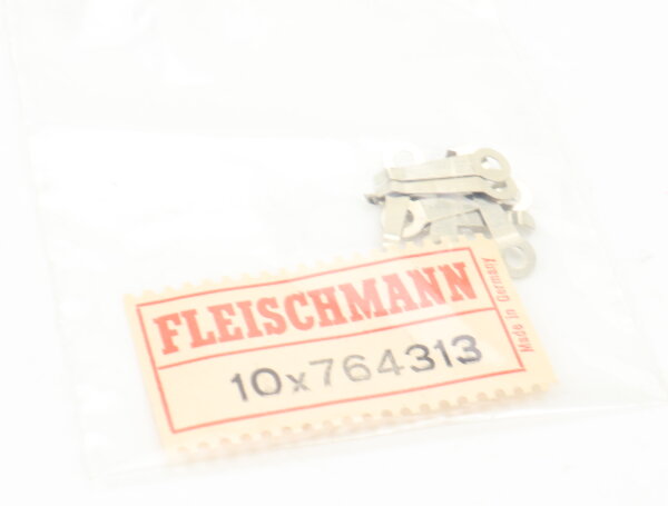E1641 Fleischmann H0 764313 Ersatzteil 10x Richtfeder Radsatz mitte