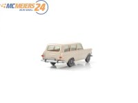 Wiking H0 342/1A Modellauto Opel Rekord P2 Caravan rotelfenbein 1:87 E73
