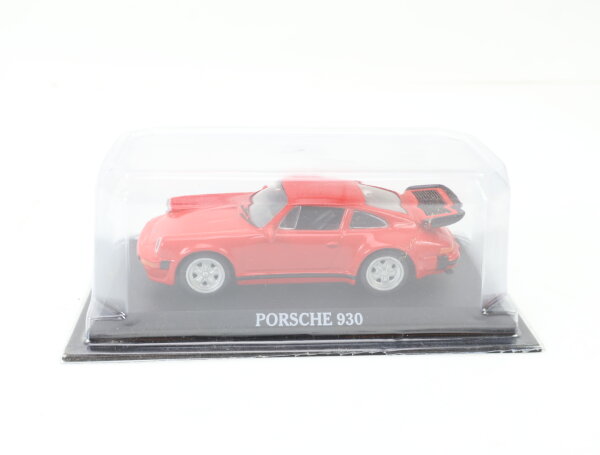 Del Prado Modellauto PKW Porsche 930 rot 1:43 / OVP