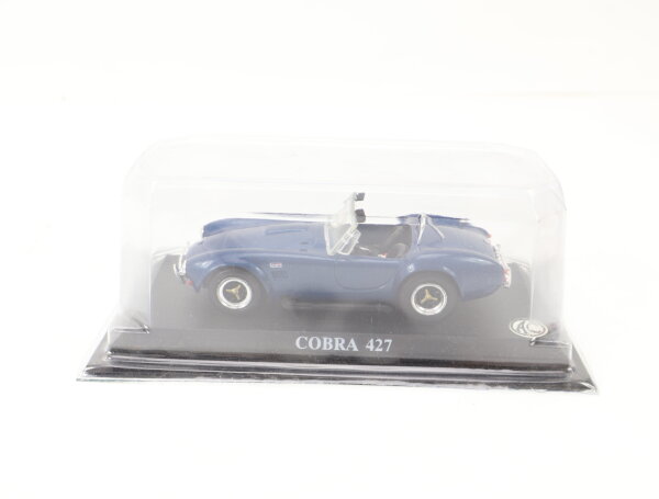 Del Prado Modellauto PKW Cobra 427 blau-metallic 1:43 / OVP