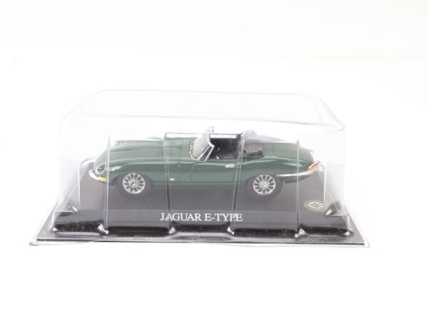 Del Prado Modellauto PKW Jaguar E-Type grün 1:43 / OVP