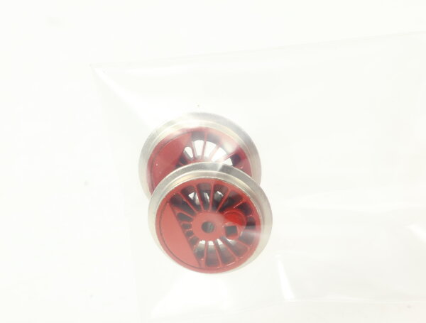 E1641 Fleischmann H0 514204 Ersatzteil 2x Treibrad M. Z.O.N. rot
