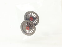 E1641 Fleischmann H0 514207 Ersatzteil 2x Treibrad M. Z.O.N. Iso rot