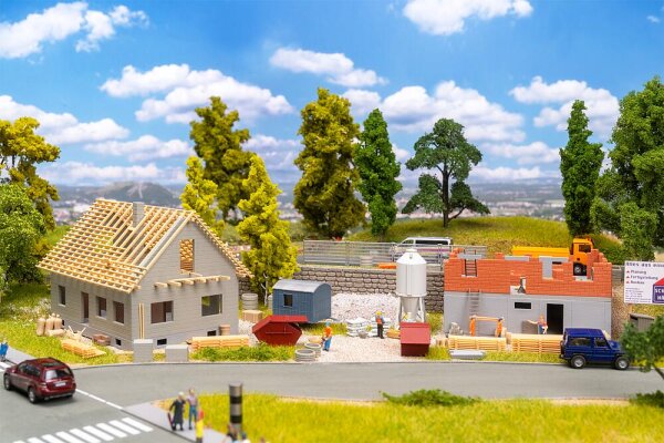 Faller H0 190089 Gebäude-Bausatz Auf der Baustelle Aktions-Set Ep. I 1:87