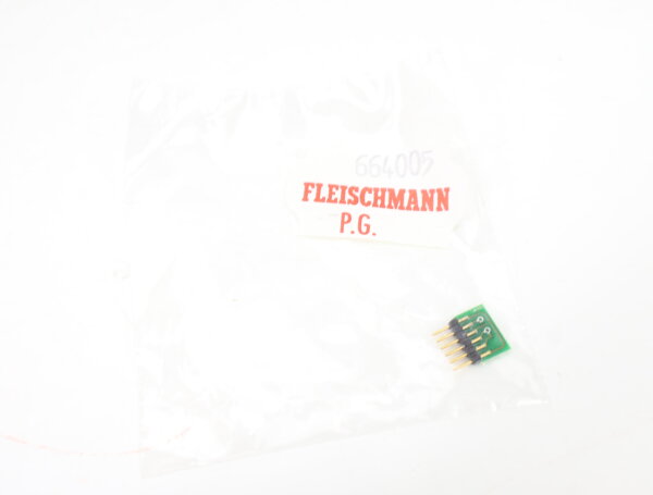 E1641 Fleischmann N 664005 Ersatzteil 1x Brückenstecker 6-polig N