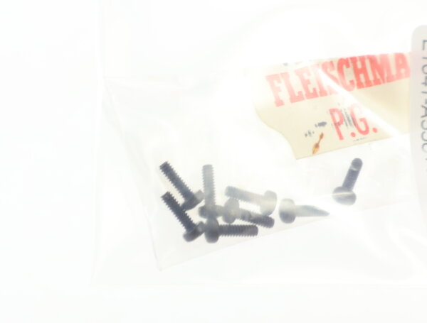 E1641 Fleischmann H0 704905 Ersatzteil 8x LINSENSCHRAUBE M.KREUZSCHLITZ