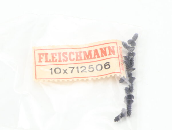 E1641 Fleischmann H0 712506 Ersatzteil 10x SK-Blechschraube 2!2x6!5