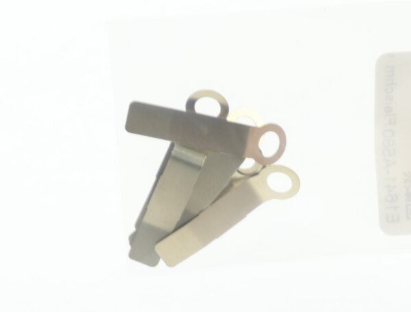 E1641 Fleischmann H0 764309 Ersatzteil 7x ANDRUCKFEDER F. VOR.-NACHLAUF