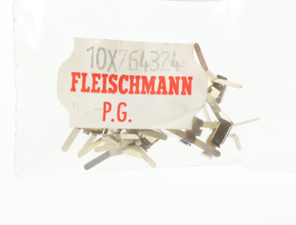 E1641 Fleischmann H0 764324 Ersatzteil 10x Andruckfeder f. Radsatz