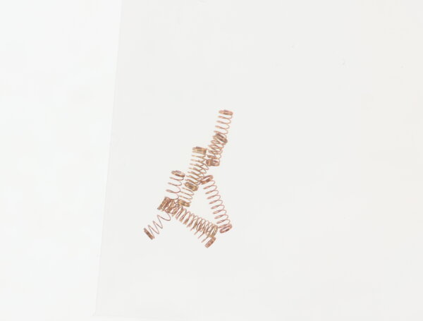 E1641 Fleischmann H0 767012 Ersatzteil 6x Druckfeder Ø=1,54 L=6 mm re.