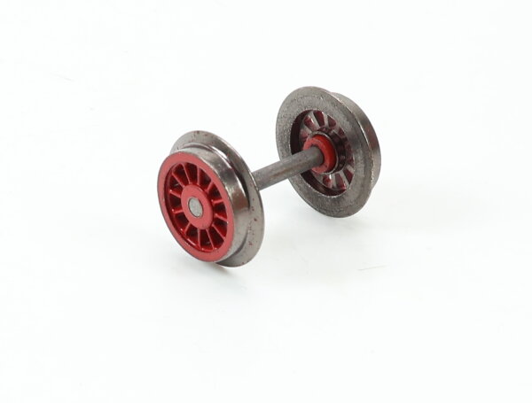 E1641 Fleischmann H0 534028 Ersatzteil 1x Tenderradsatz o.Zahnr.o.Nut