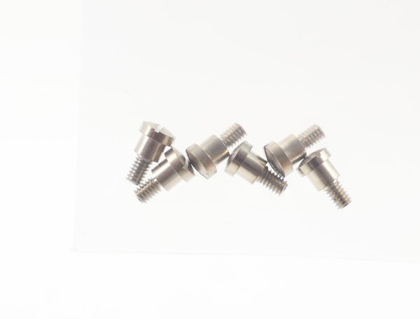 E1641 Fleischmann H0 730009 6x Ersatzteil Ansatzschraube M2 L=6,7 mm