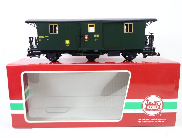 LGB Spur G 41330 Gepäckwagen F 1511 SBB-Brünigbahn / OVP