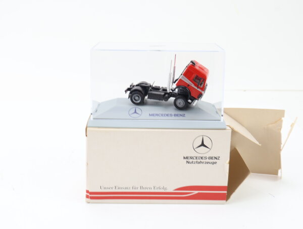 Herpa H0 Modellauto Werbemodell LKW Zugmaschine MB Messe Hannover 1989 1:87