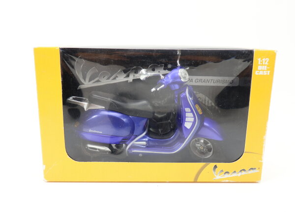 New-Ray Modellfahrzeug Roller Vespa Granturismo blau-metallic / OVP 1:12