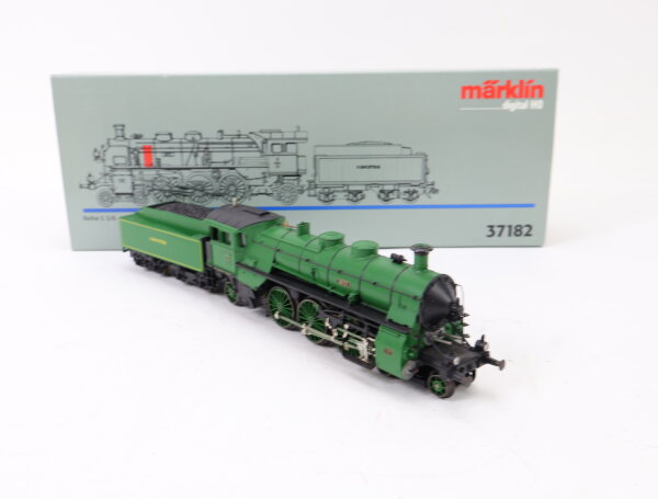 Märklin H0 37182 Dampflok Reihe S 3/6 grün BR 3673 K.Bay.Sts.B. / Digital NEM